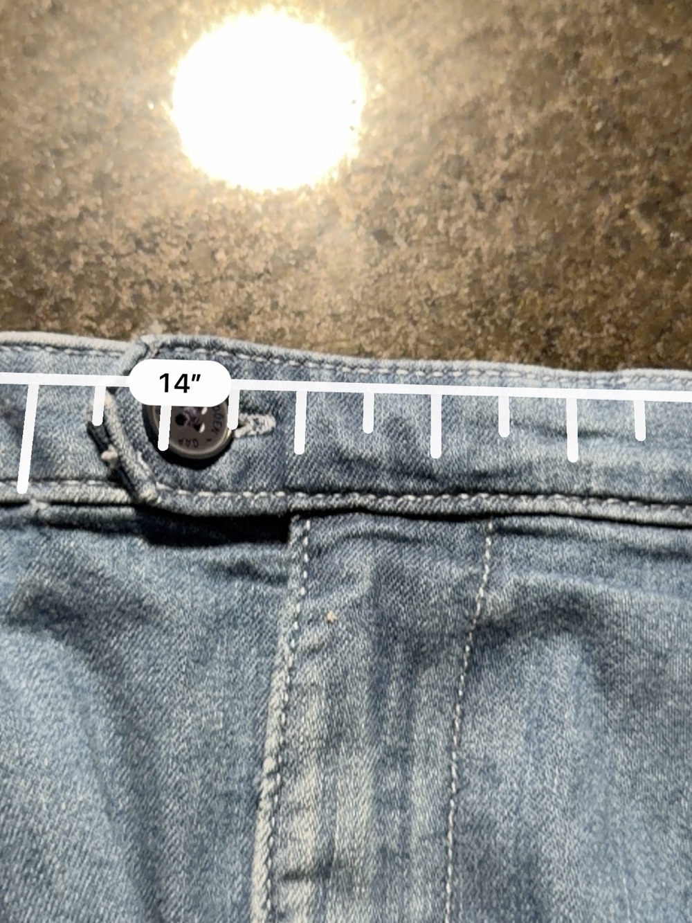 Gap x DOEN High Rise Pleated Denim Trousers Women's 28/6 Super Baggy - Picture 6 of 11